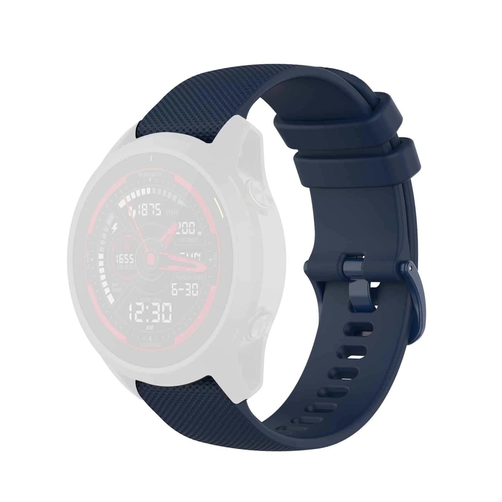 Techsuit - Watchband 22mm (W006) - Samsung Galaxy Watch (46mm)/Watch 3/Gear S3, Huawei Watch GT/GT 2/GT 3 (46mm) - Blue 4