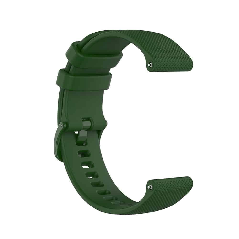 Techsuit - Watchband 20mm (W006) - Samsung Galaxy Watch 4/5/Active 2, Huawei Watch GT 3 (42mm)/GT 3 Pro (43mm) - Green 2