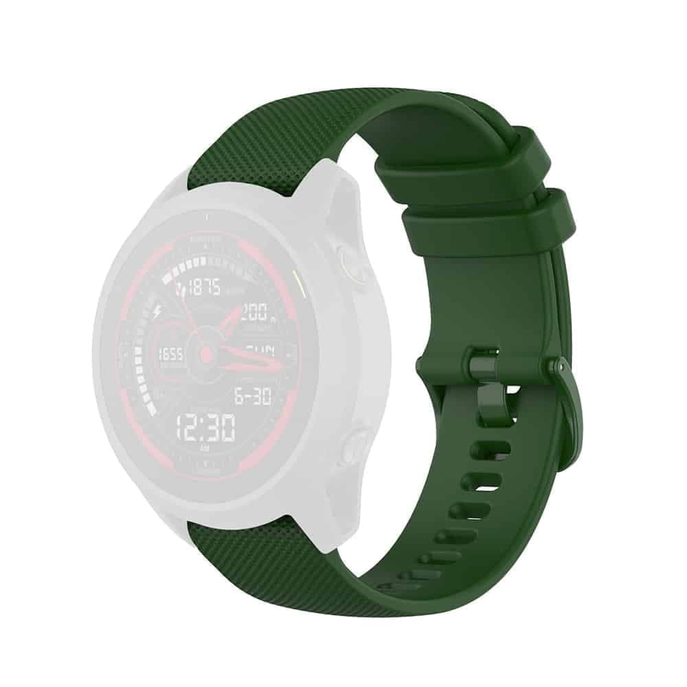 Techsuit - Watchband 20mm (W006) - Samsung Galaxy Watch 4/5/Active 2, Huawei Watch GT 3 (42mm)/GT 3 Pro (43mm) - Green 3