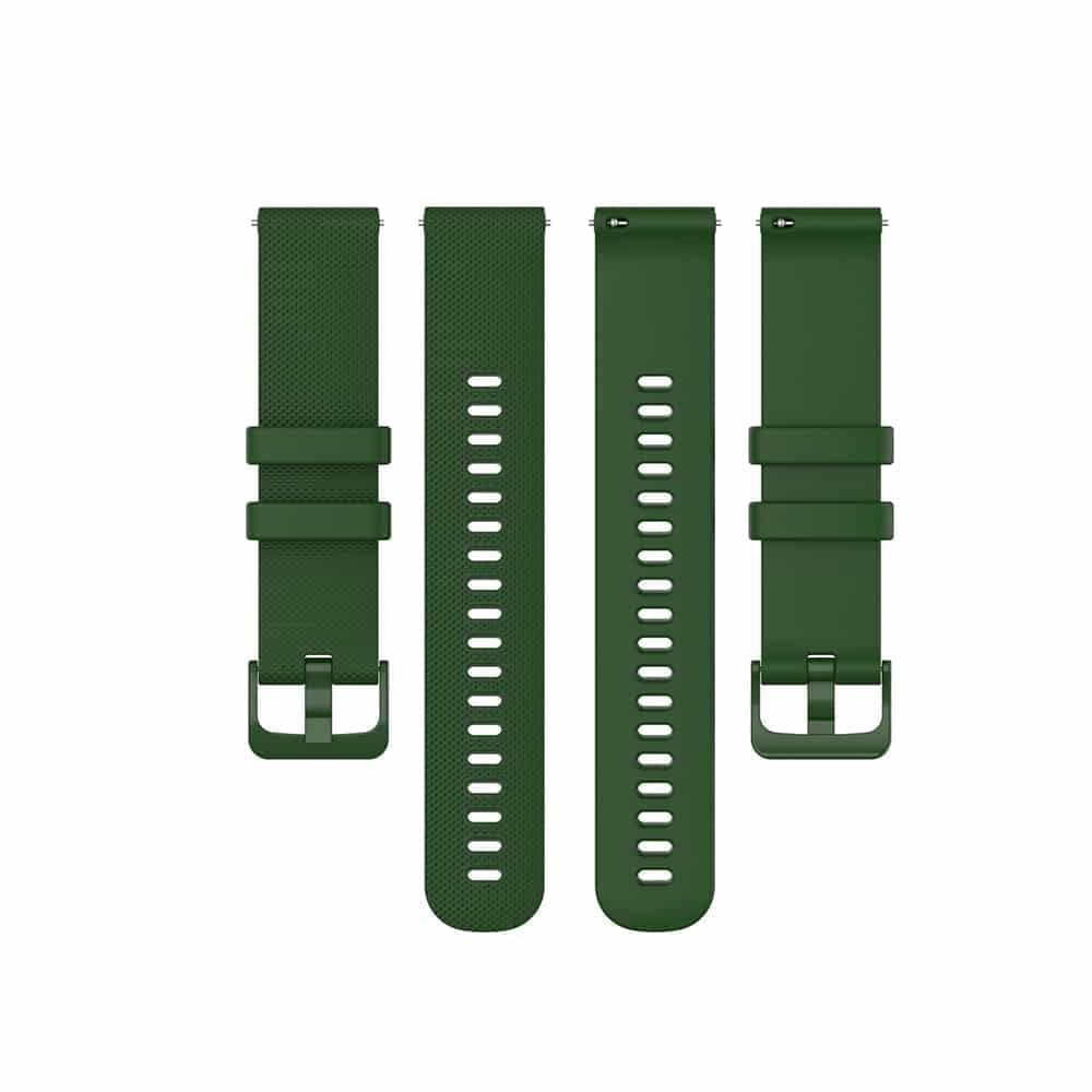 Techsuit - Watchband 20mm (W006) - Samsung Galaxy Watch 4/5/Active 2, Huawei Watch GT 3 (42mm)/GT 3 Pro (43mm) - Green 6