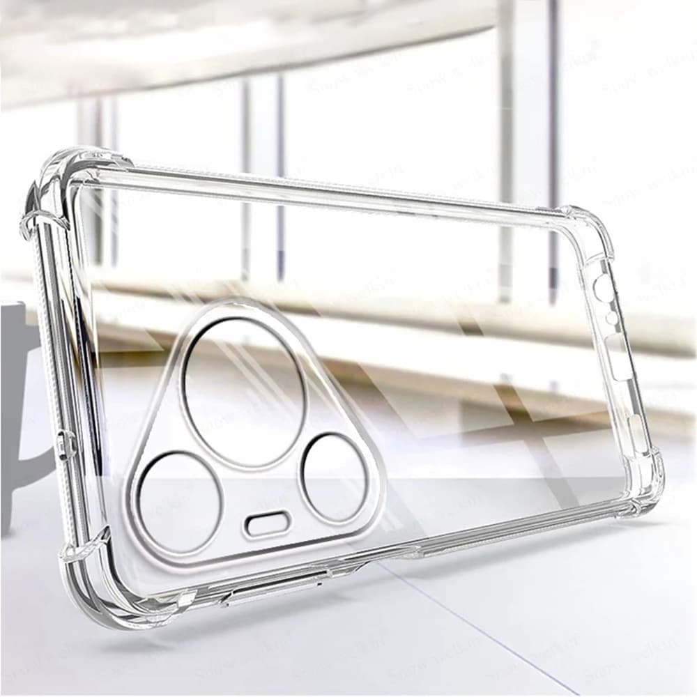 Techsuit Shockproof Clear Silicone - θήκη για Huawei Pura 70 - Διάφανο 6
