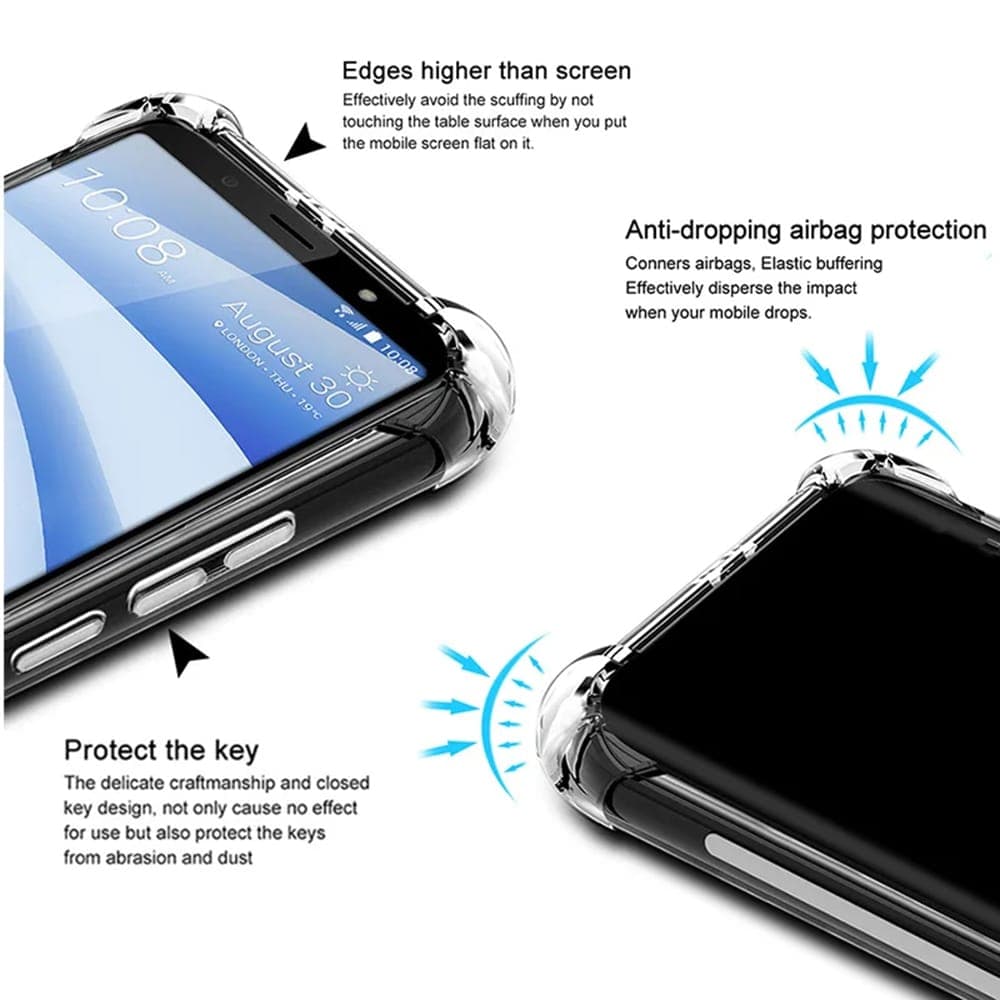 Techsuit Shockproof Clear Silicone - θήκη για Huawei Pura 70 Pro - Διάφανο 5