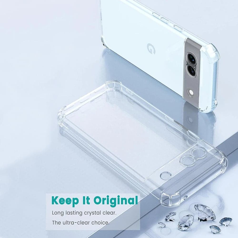 Techsuit Shockproof Clear Silicone - θήκη για Google Pixel 9 Pro - Διάφανο 3
