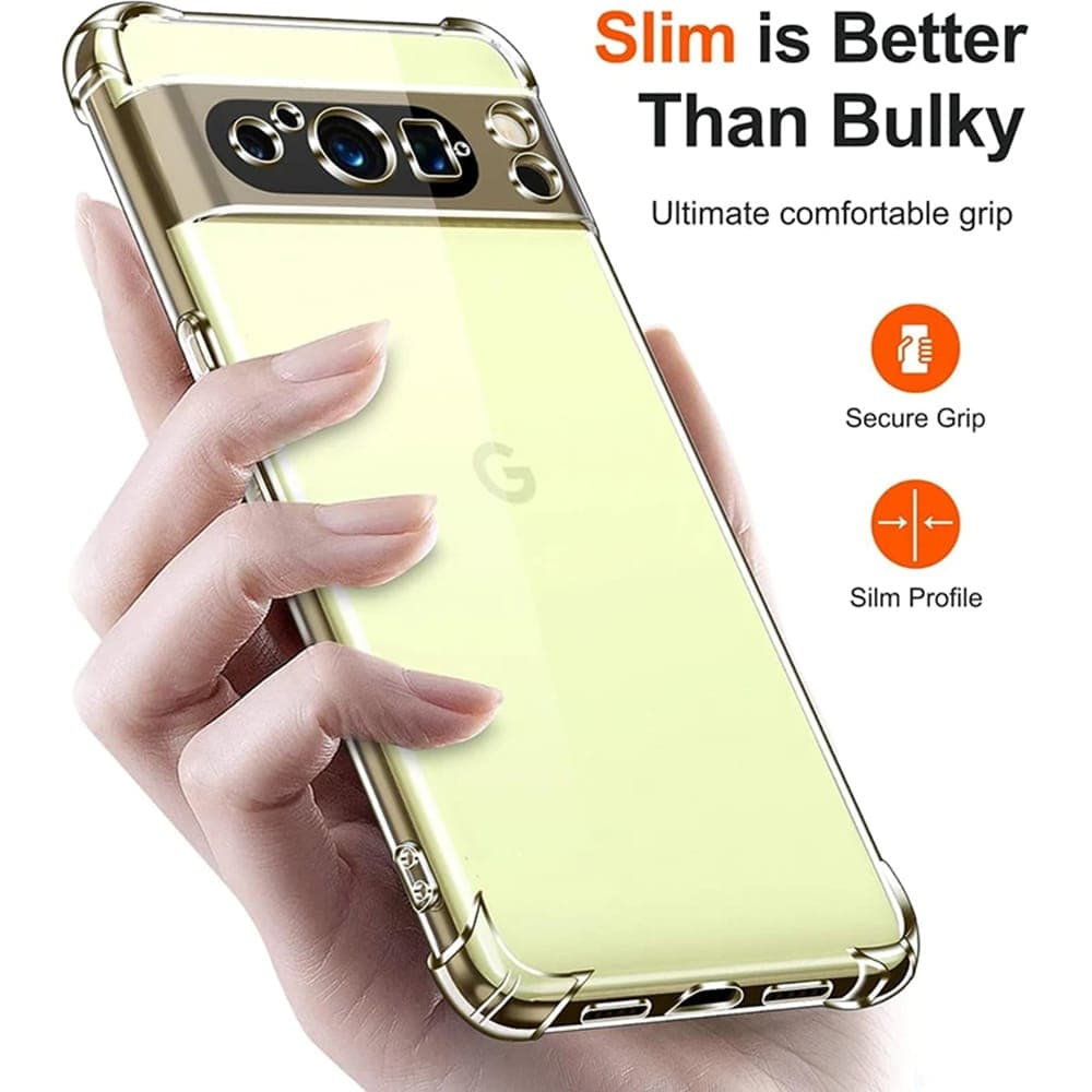 Techsuit Shockproof Clear Silicone - θήκη για Google Pixel 9 Pro XL - Διάφανο 3