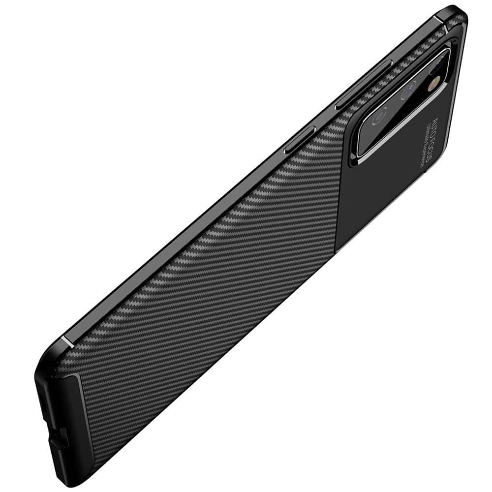 Techsuit CarbonFiber - θήκη για Samsung Galaxy S20 FE - Μαύρο 5