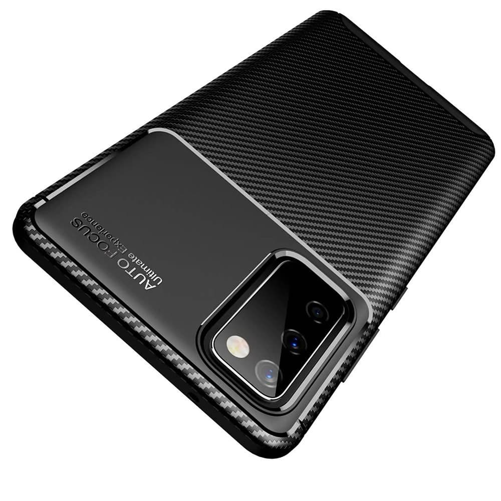 Techsuit CarbonFiber - θήκη για Samsung Galaxy S20 FE - Μαύρο 2