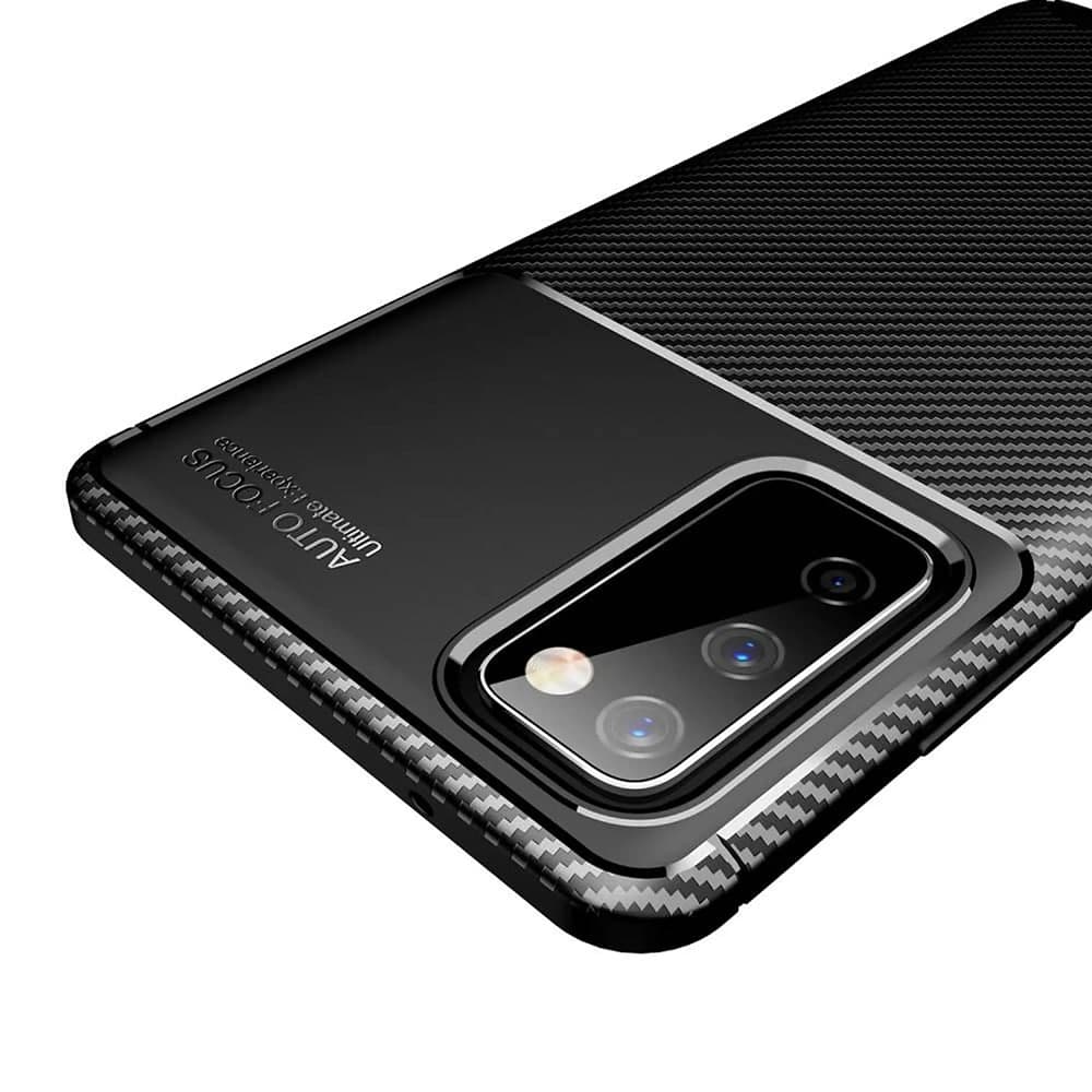 Techsuit CarbonFiber - θήκη για Samsung Galaxy S20 FE - Μαύρο 6