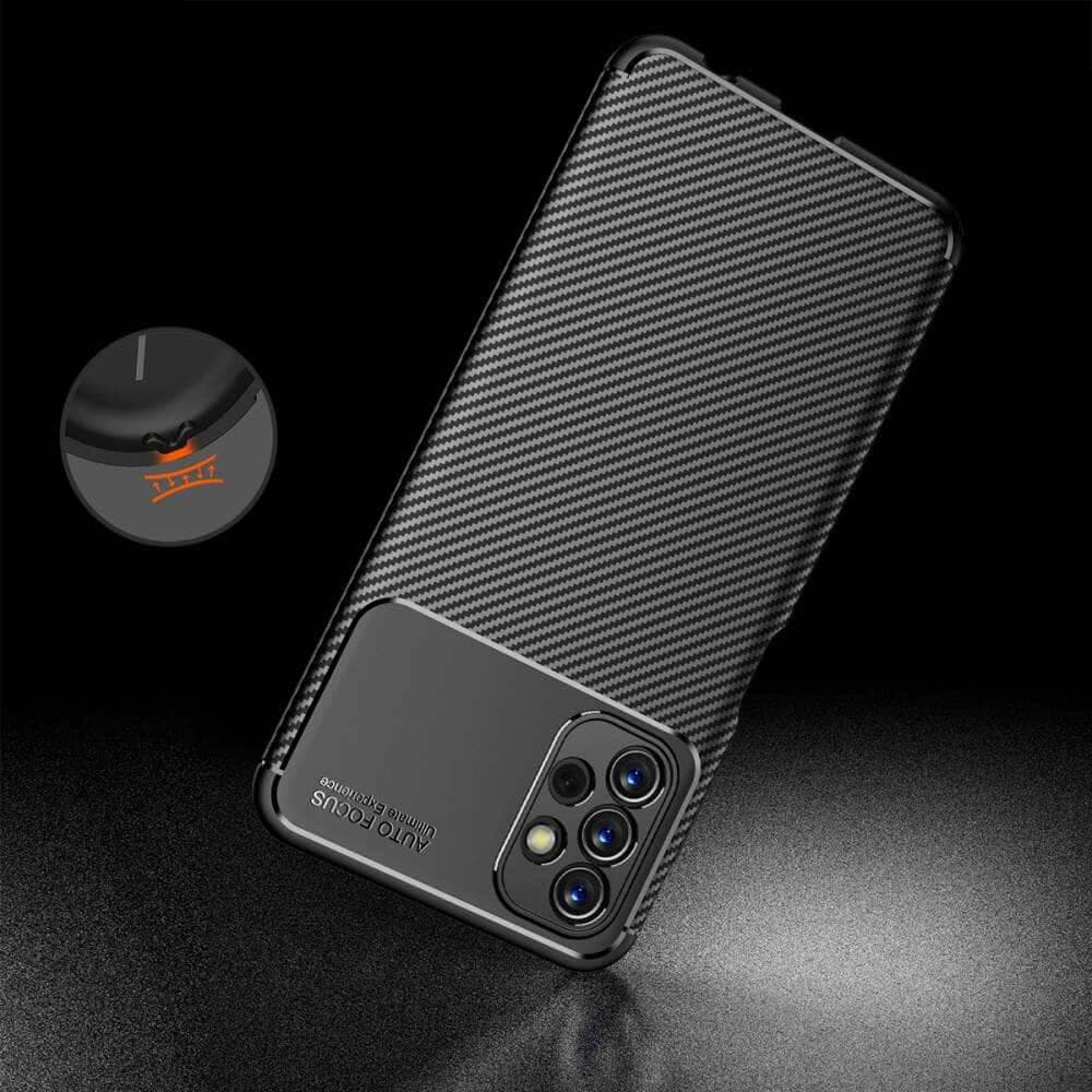 Techsuit CarbonFiber - θήκη για Samsung Galaxy A13 - Μαύρο 5