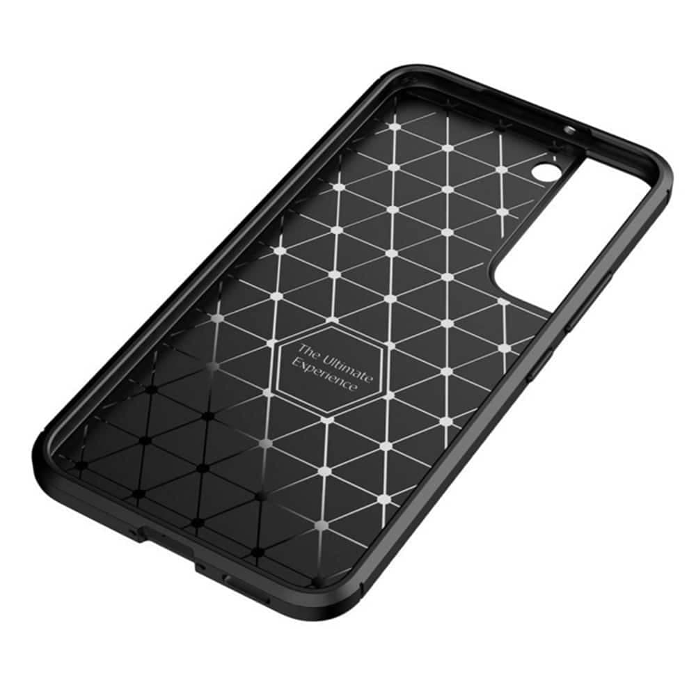 Techsuit CarbonFiber - θήκη για Samsung Galaxy S21 FE 5G - Μαύρο 3