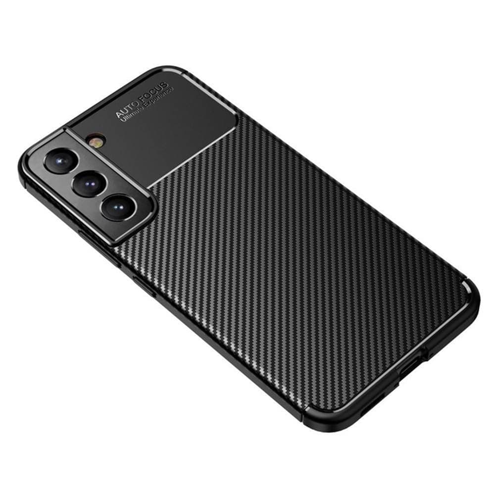 Techsuit CarbonFiber - θήκη για Samsung Galaxy S21 FE 5G - Μαύρο 5