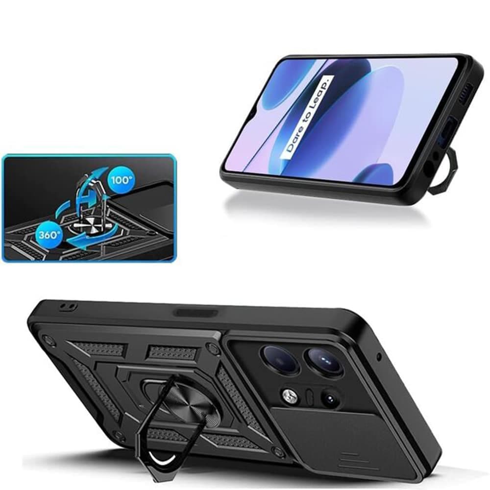 Techsuit CamShield Series - θήκη για Motorola Edge 50 Pro - Μαύρο 3