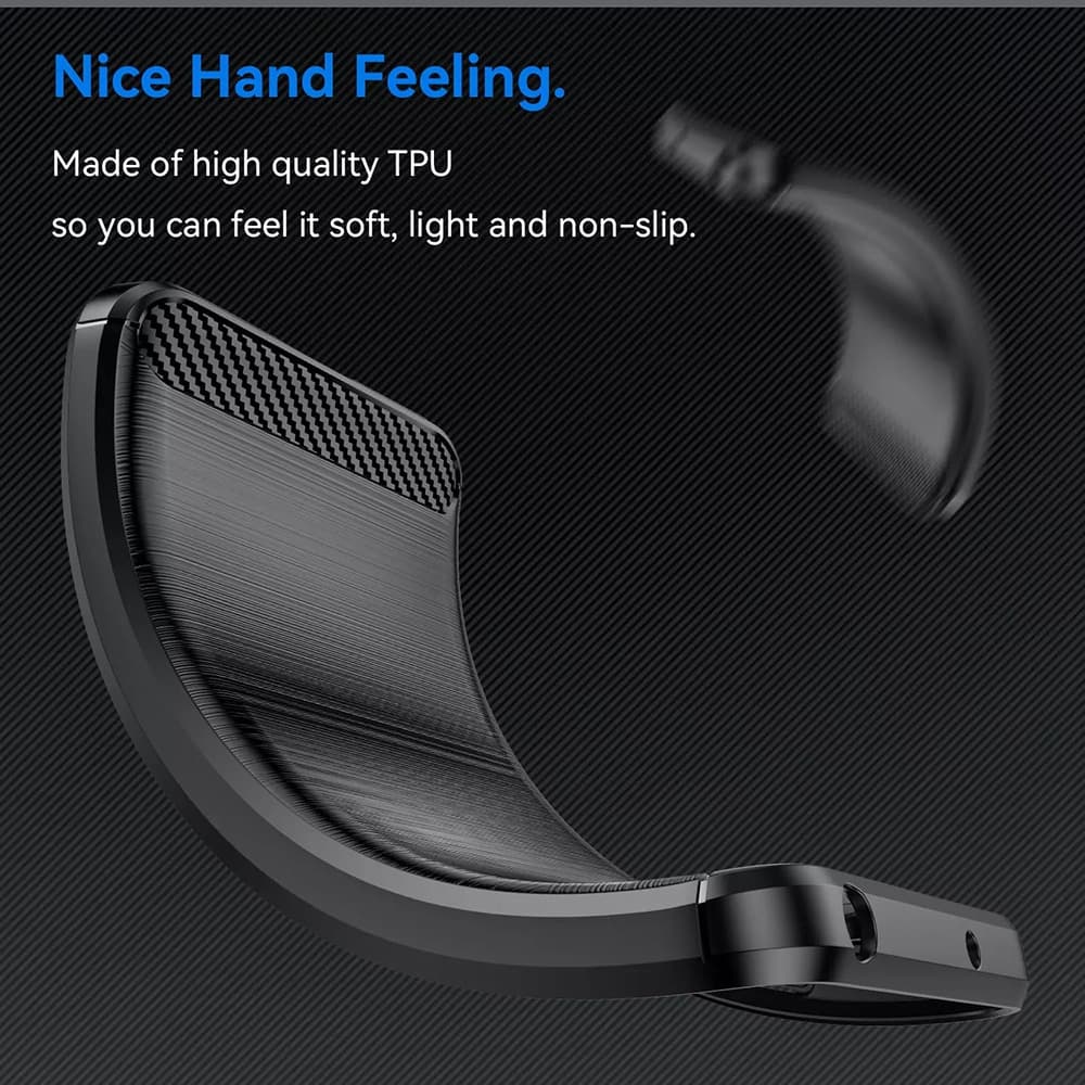 Techsuit Carbon Silicone - θήκη για Google Pixel 9 Pro XL - Μπλε 6