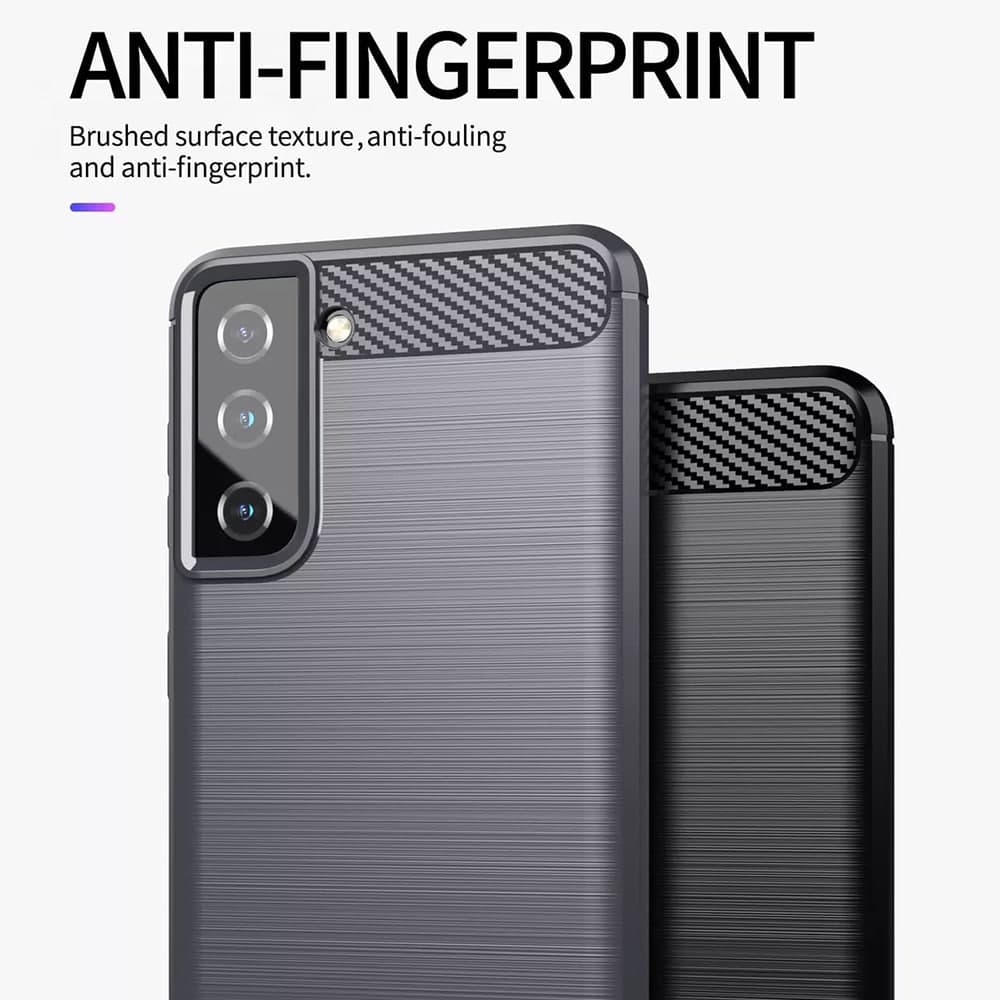 Techsuit Carbon Silicone - θήκη για Samsung Galaxy S20 FE - Μπλε 4