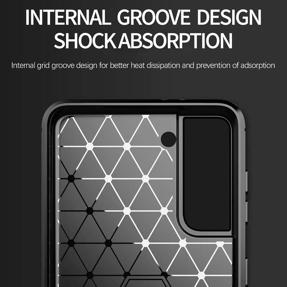 Techsuit Carbon Silicone - θήκη για Samsung Galaxy S20 FE - Μπλε 6