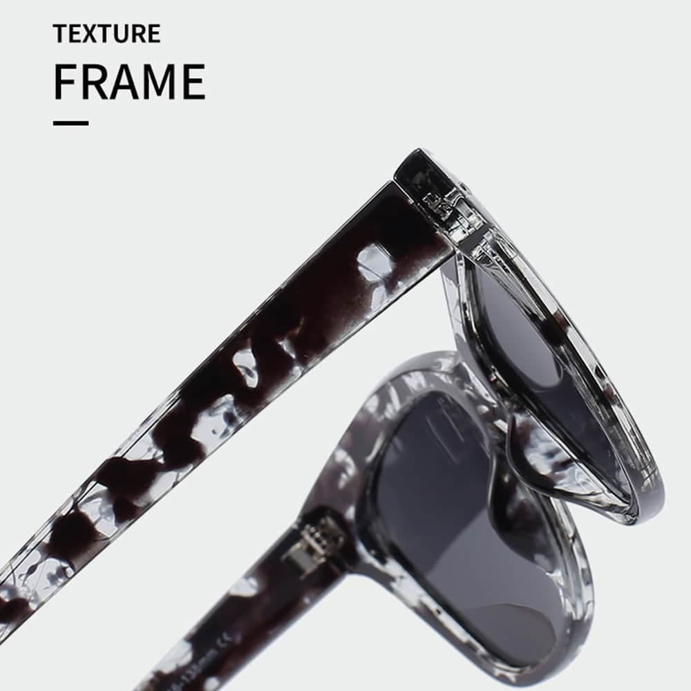 Techsuit - Polarized Γυαλιά Ηλίου PC (OD8155-C4) - Προστασία UV - Λουλούδια / Μαύρο One Size 3