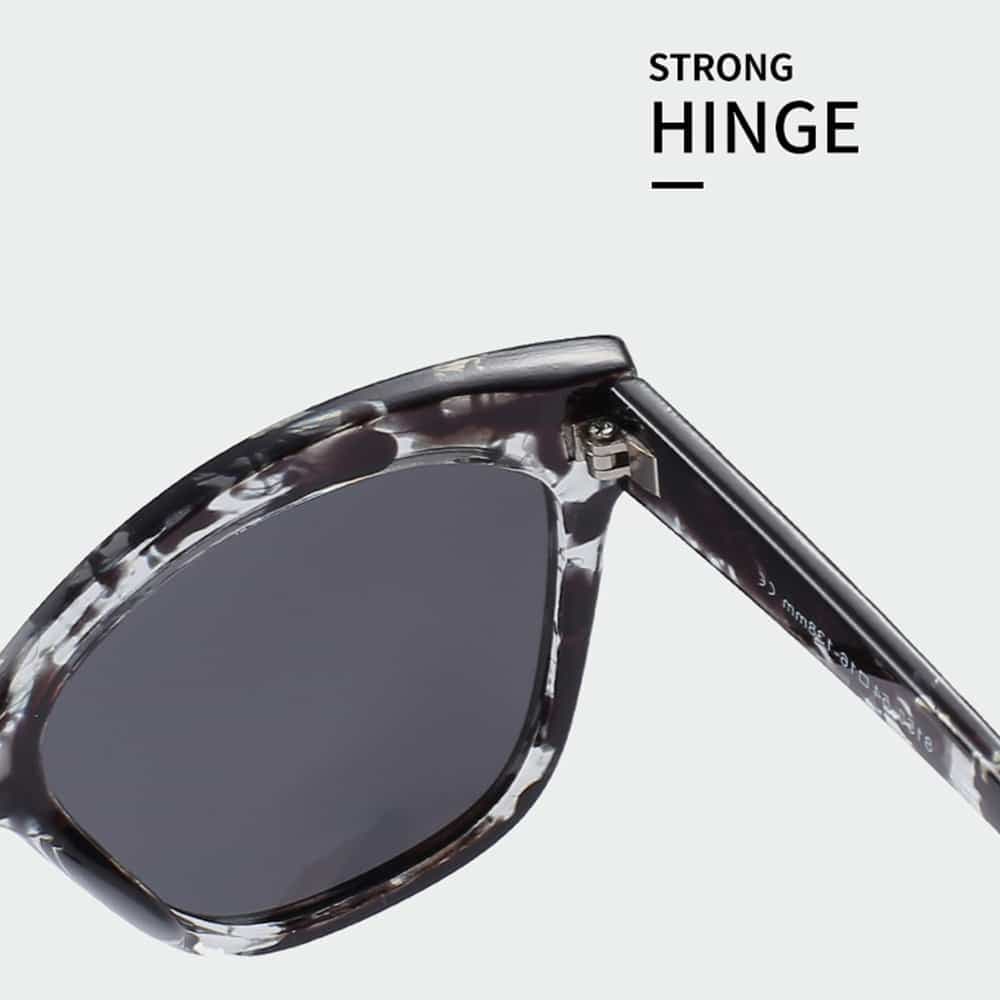 Techsuit - Polarized Γυαλιά Ηλίου PC (OD8155-C4) - Προστασία UV - Λουλούδια / Μαύρο One Size 5