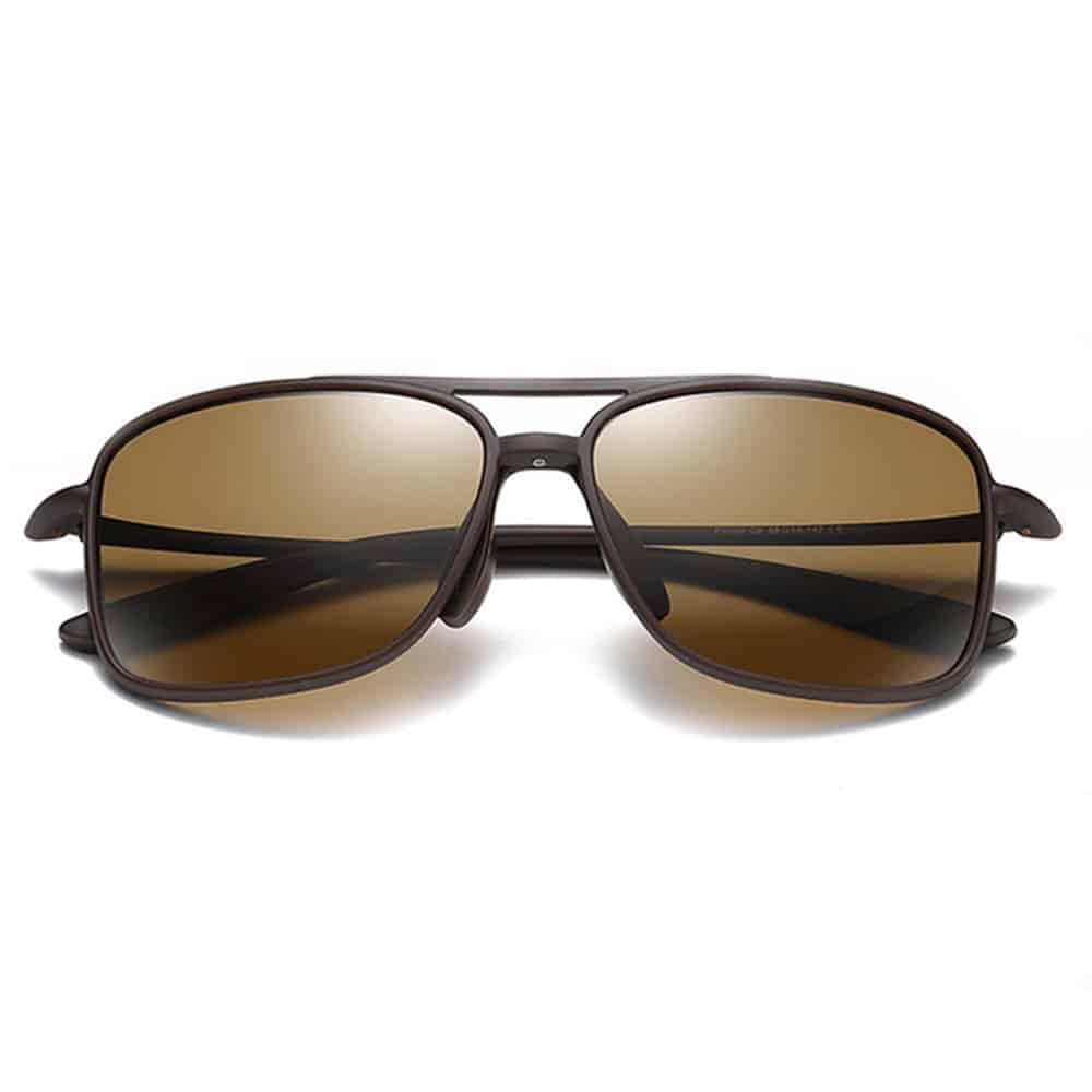 Techsuit - Polarized Γυαλιά Ηλίου TR90 (MM99) - Προστασία UV - Ματ Καφέ One Size 2