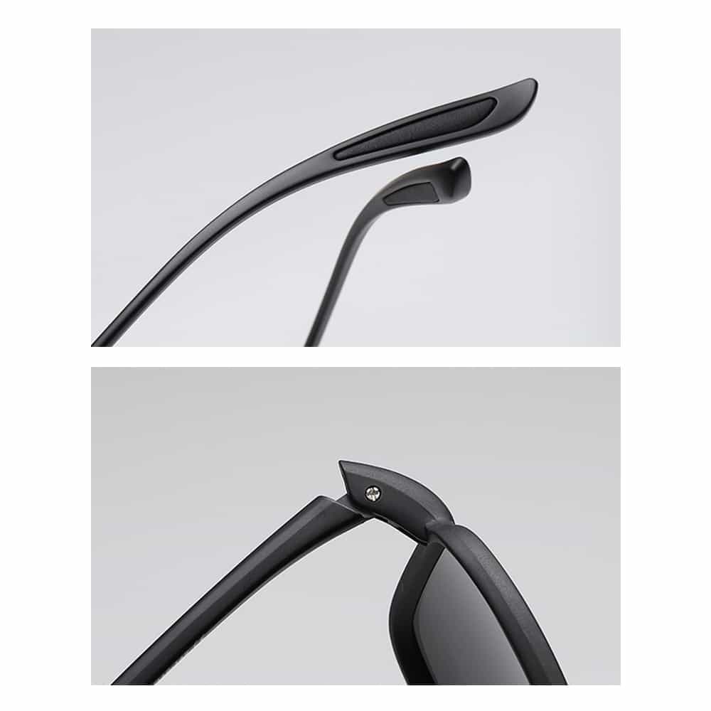 Techsuit - Polarized Γυαλιά Ηλίου TR90 (MM99) - Προστασία UV - Ματ Καφέ One Size 4