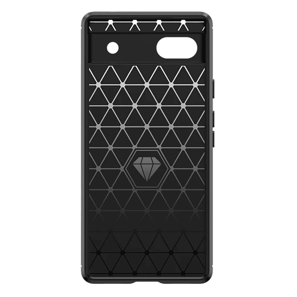 Techsuit Carbon Silicone - θήκη για Google Pixel 6a - Μαύρο 5