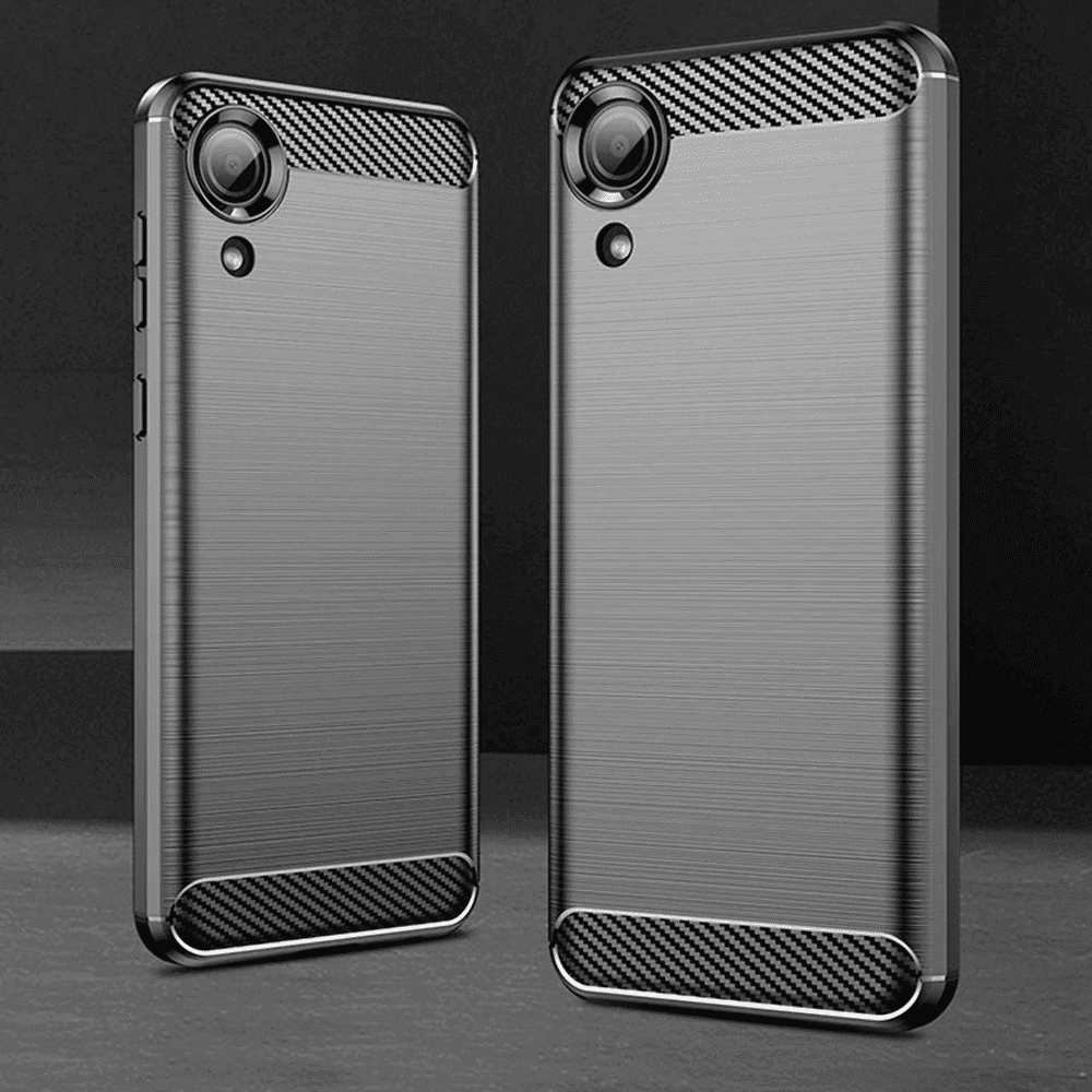 Techsuit Carbon Silicone - θήκη για Samsung Galaxy A03 Core - Μαύρο 6