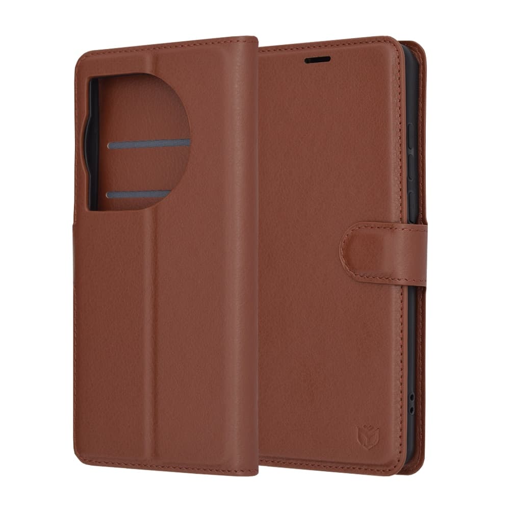 Techsuit Leather Folio - Oneplus 12 - Καφέ 6