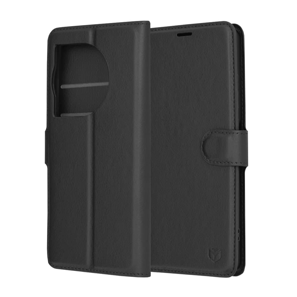 Techsuit Leather Folio - Oneplus 12R - Μαύρο 6