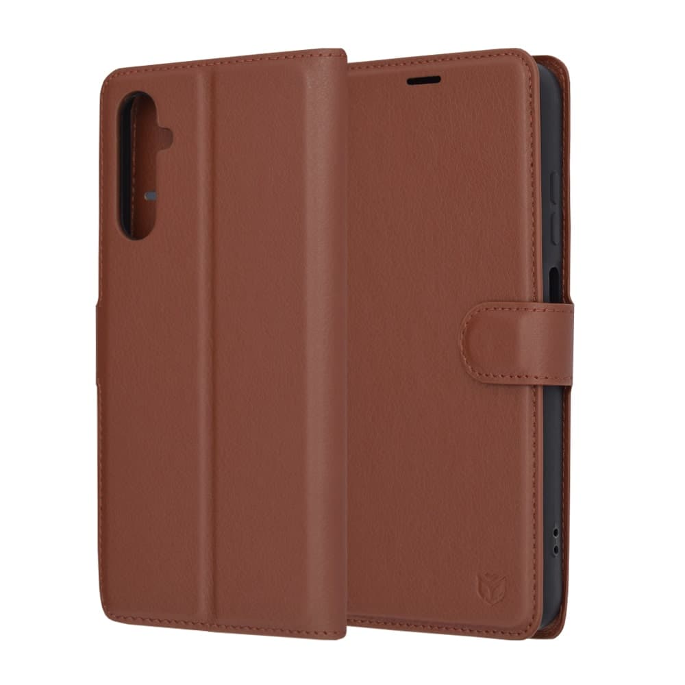 Techsuit Leather Folio - θήκη για Samsung Galaxy A05s - Καφέ 6