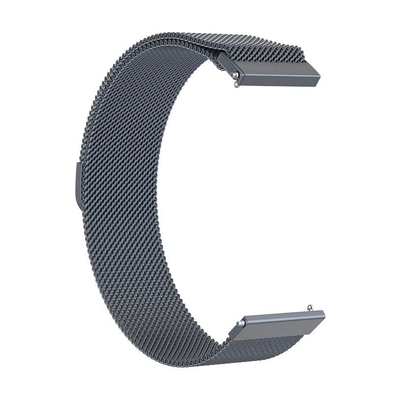 Techsuit - Watchband 18mm (W009) - Huawei Watch GT 4 (41mm)/W1/Honor Watch S1/Garmin Venu 2S/Vivoactive 4S - Blue 2