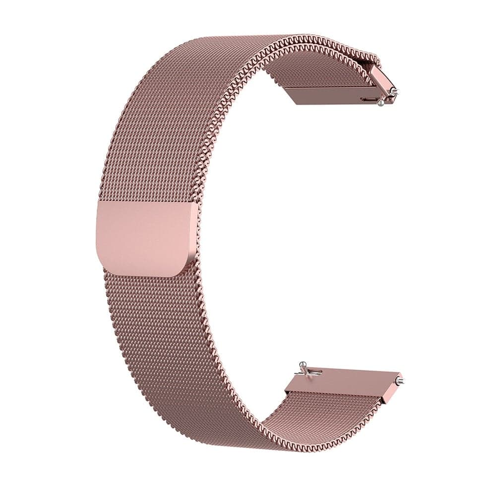 Techsuit - Watchband 18mm (W009) - Huawei Watch GT 4 (41mm)/W1/Honor Watch S1/Garmin Venu 2S/Vivoactive 4S - Pink 2