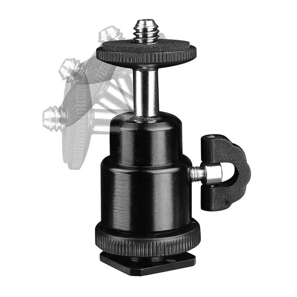 Techsuit - Swivel Junnx (BH-2) - for GoPro Action Camera, Adjustable,  Tripods, with 1/4" Screw Compatibility - Black 2