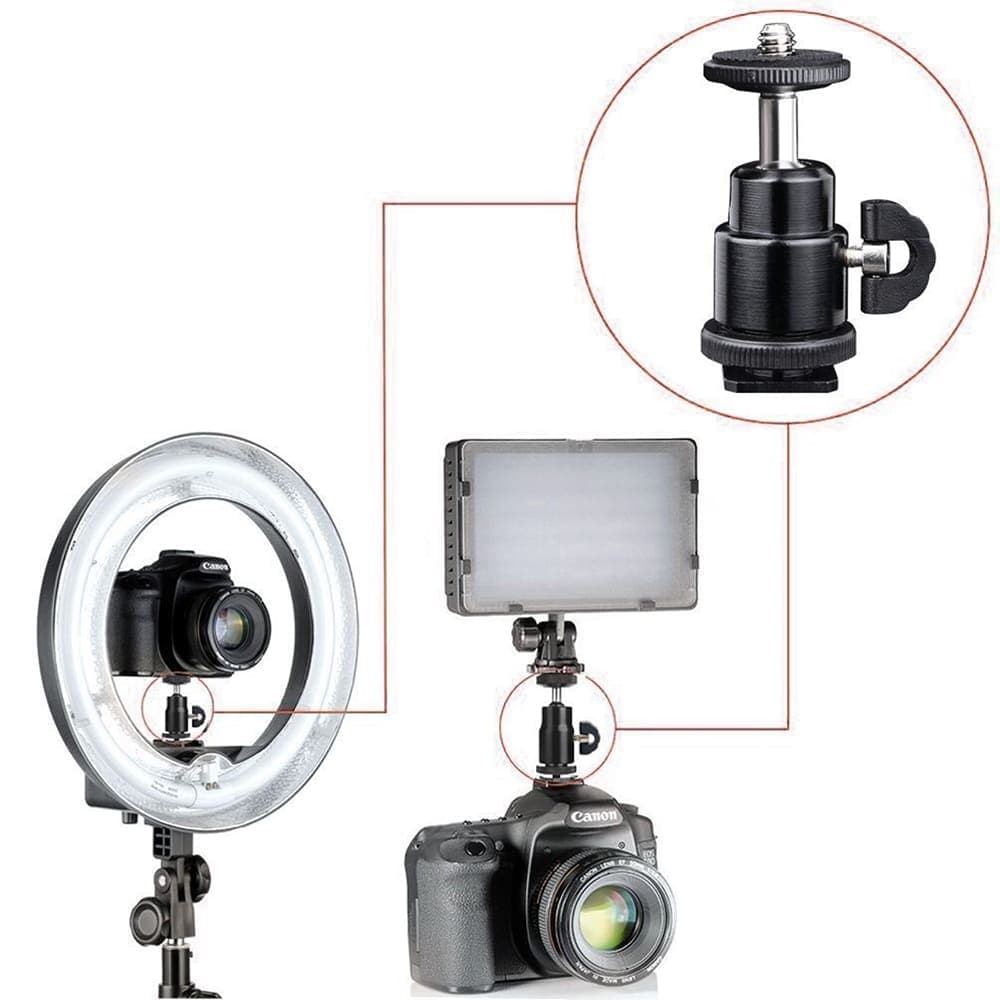 Techsuit - Swivel Junnx (BH-2) - for GoPro Action Camera, Adjustable,  Tripods, with 1/4" Screw Compatibility - Black 4