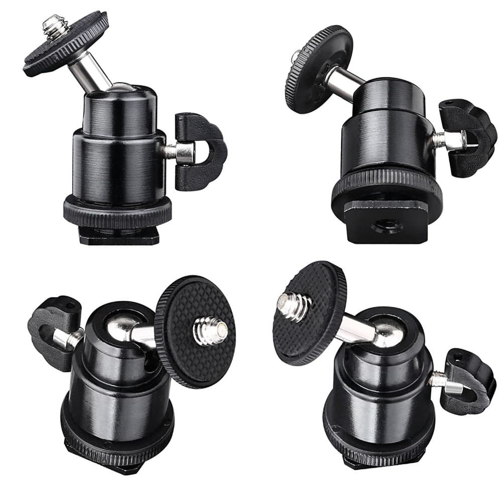 Techsuit - Swivel Junnx (BH-2) - for GoPro Action Camera, Adjustable,  Tripods, with 1/4" Screw Compatibility - Black 6