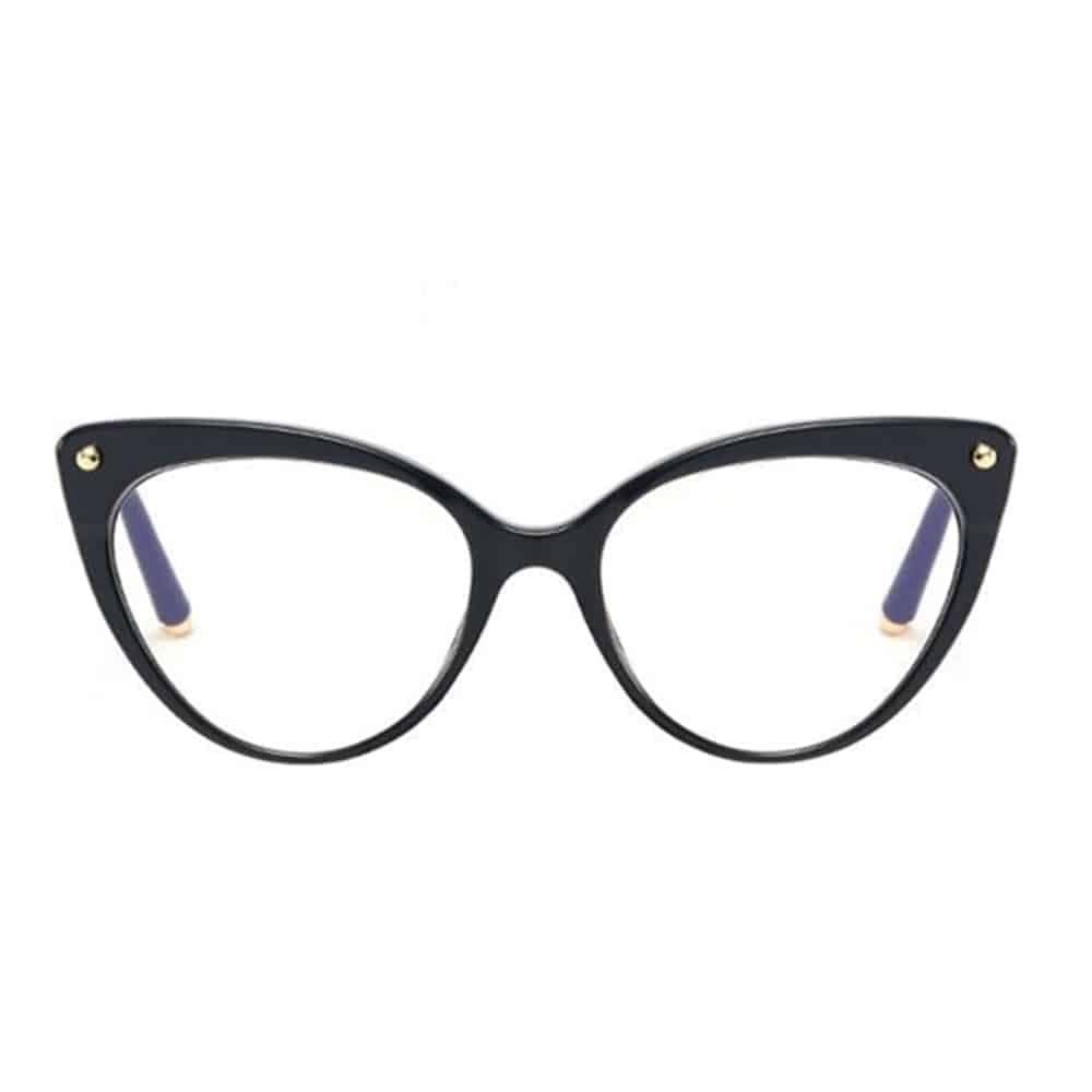 Techsuit - Γυαλιά Anti-Blue Light Reflex TR90 (F93308) - Cat Eye - Λαμπερό Μαύρο One Size 2