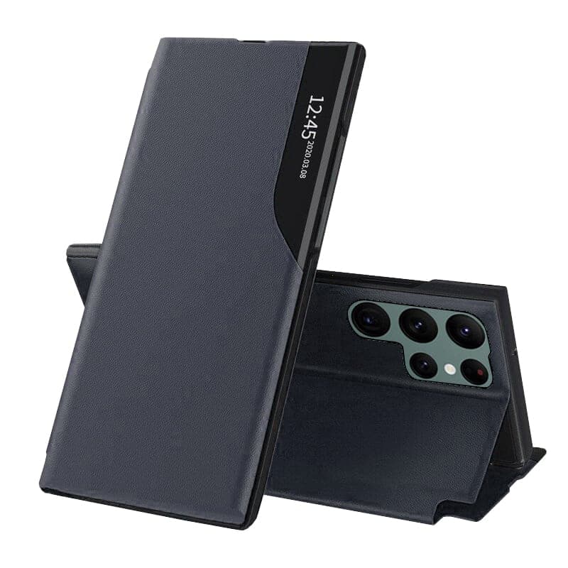 Techsuit eFold - θήκη για Samsung Galaxy S22 Ultra - Μπλε