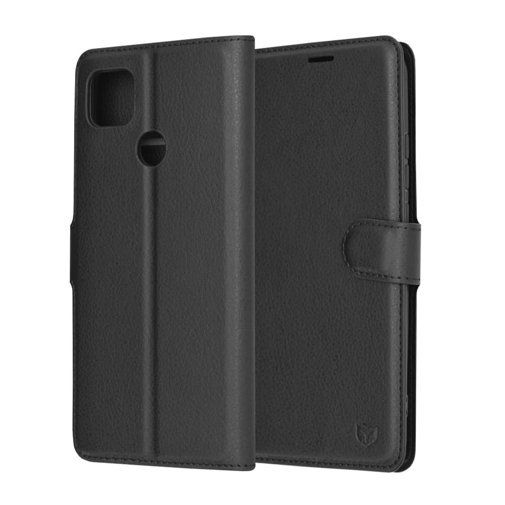 Techsuit Leather Folio - θήκη για Xiaomi Redmi 9C / NFC - Μαύρο 6