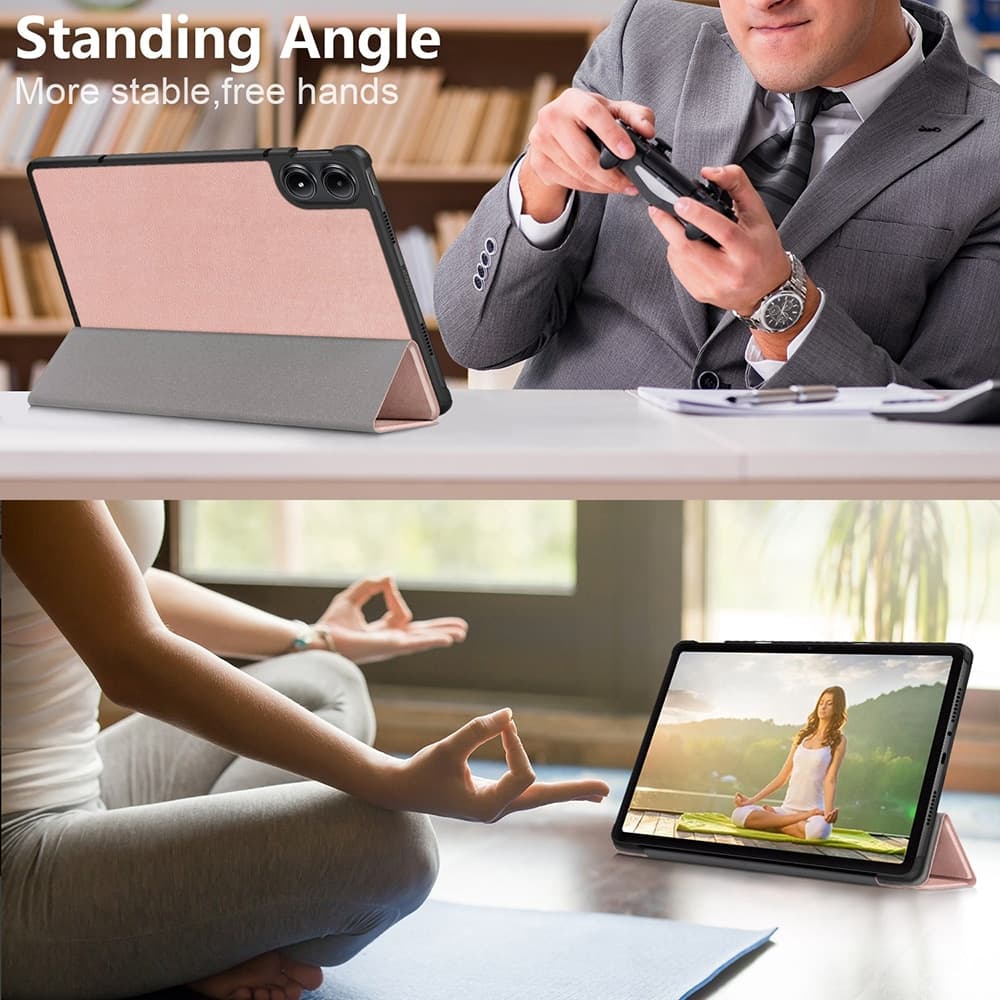 Techsuit FoldPro - θήκη για Xiaomi Redmi Pad Pro - Ροζ 2