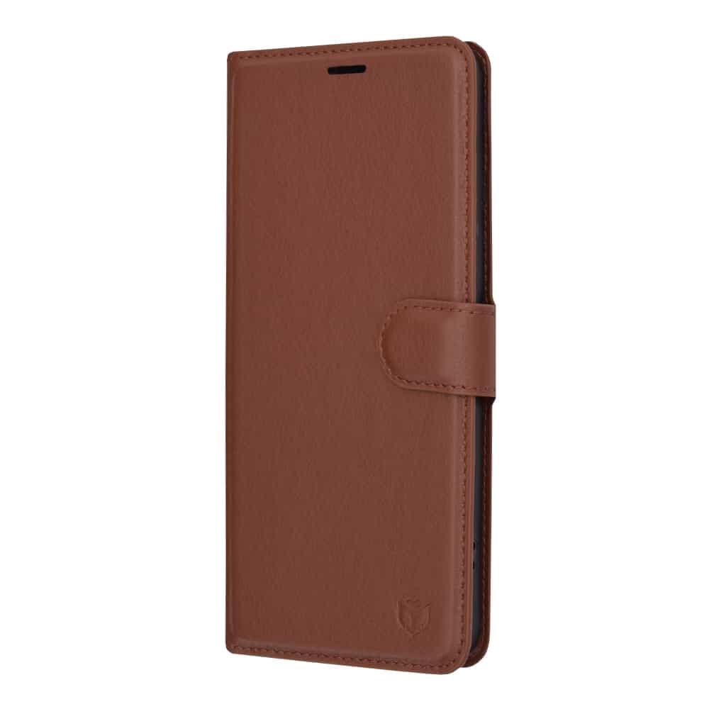 Techsuit Leather Folio - θήκη για Xiaomi Redmi Note 13 Pro+ 5G - Καφέ 4