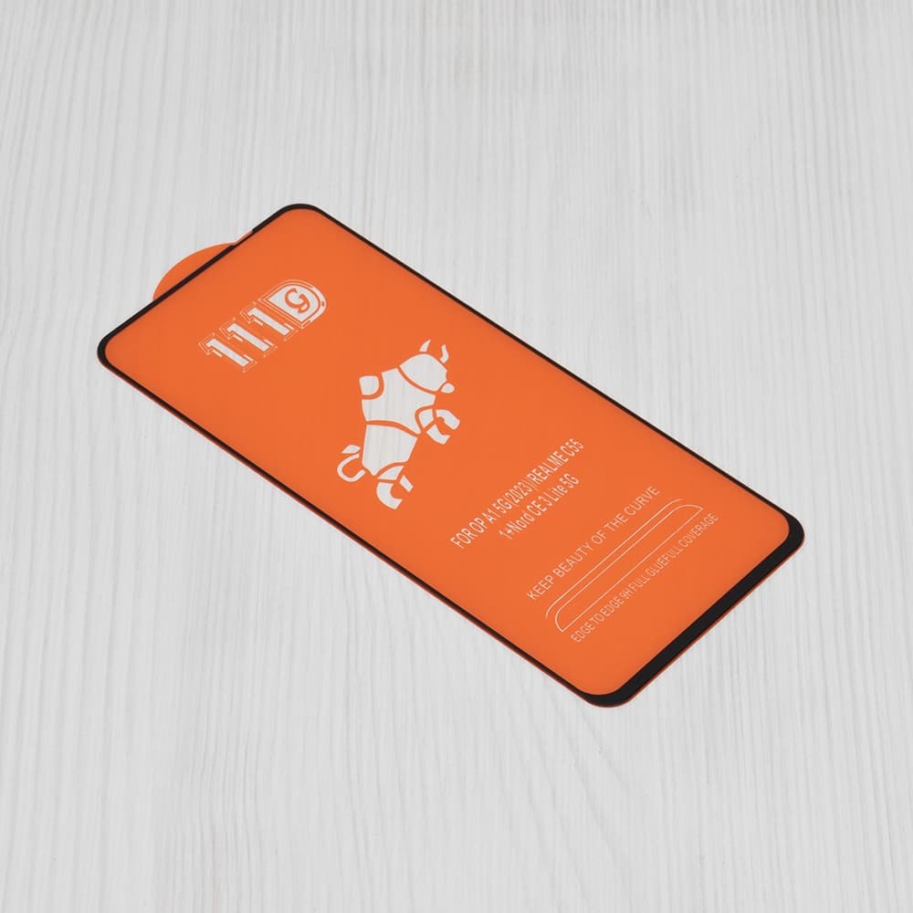 Techsuit - 111D Full Cover / Full Glue Glass - Realme 12 4G / 12+ / 13 4G - Black 2