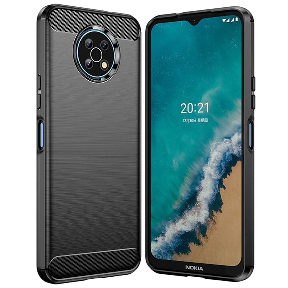 Techsuit Carbon Silicone - θήκη για Nokia G50 - Μαύρο 2