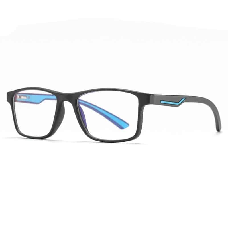 Techsuit - Γυαλιά Anti-Blue Light Reflex TR90 (F2388) - Ορθογώνια - Μαύρο Άμμου / Μπλε One Size