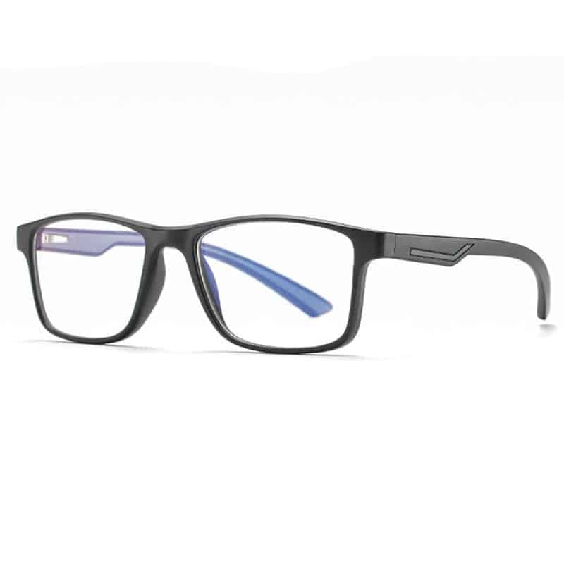 Techsuit - Γυαλιά Anti-Blue Light Reflex TR90 (F2388) - Ορθογώνια - Μαύρο Άμμου / Γκρι One Size