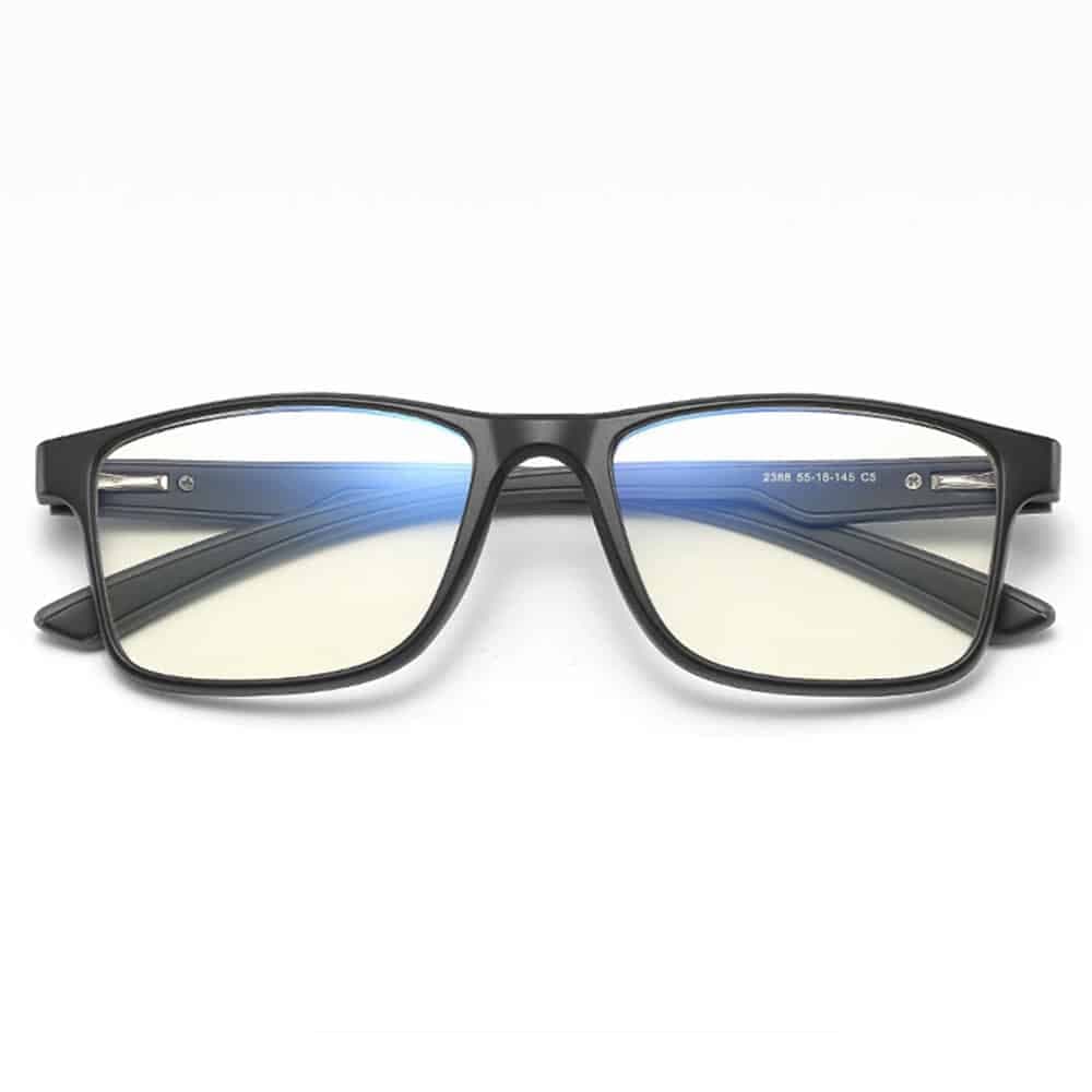 Techsuit - Γυαλιά Anti-Blue Light Reflex TR90 (F2388) - Ορθογώνια - Μαύρο Άμμου / Γκρι One Size 4