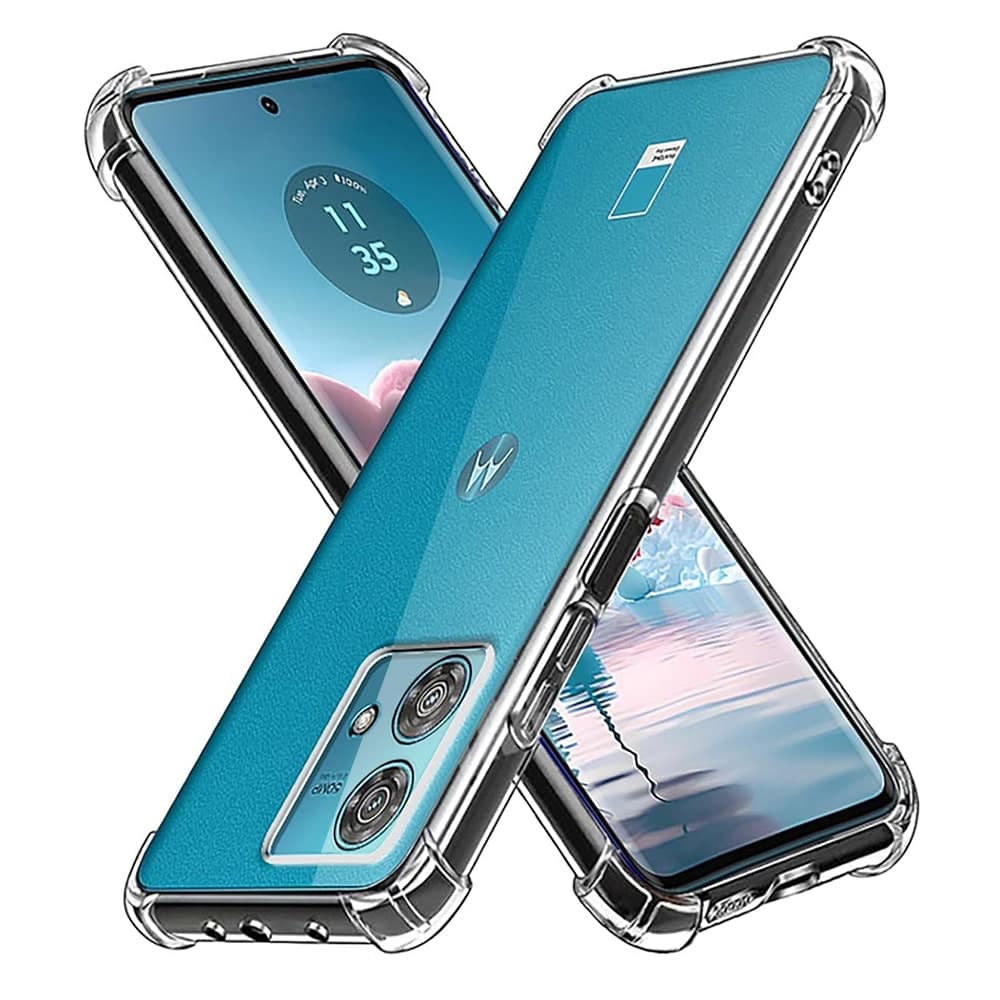 Techsuit Shockproof Clear Silicone - Motorola Edge 40 Neo - Διάφανο