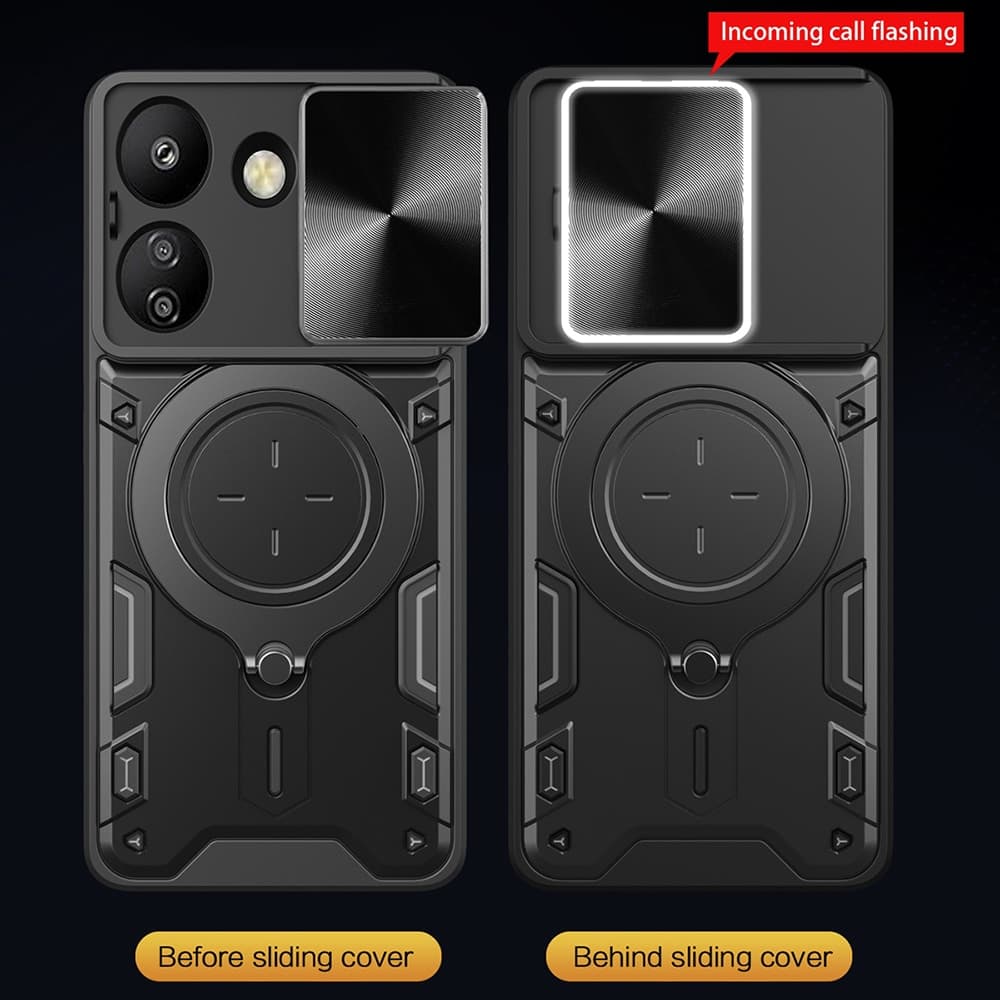Techsuit CamGuard Pro - θήκη για Xiaomi Redmi 13C - Μαύρο 3