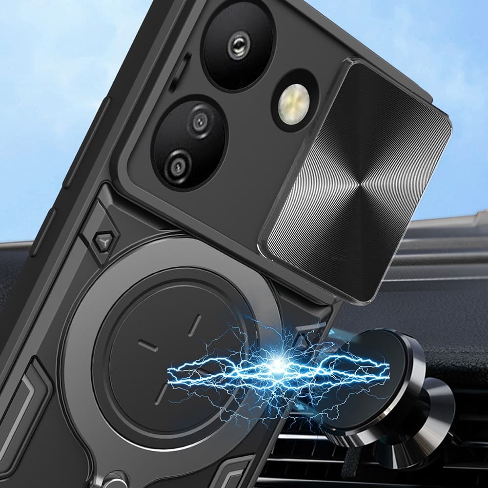 Techsuit CamGuard Pro - θήκη για Xiaomi Redmi 13C - Μαύρο 5