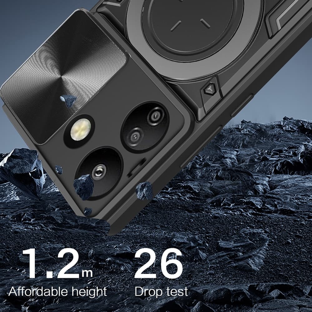 Techsuit CamGuard Pro - θήκη για Xiaomi Redmi 13C - Μαύρο 4