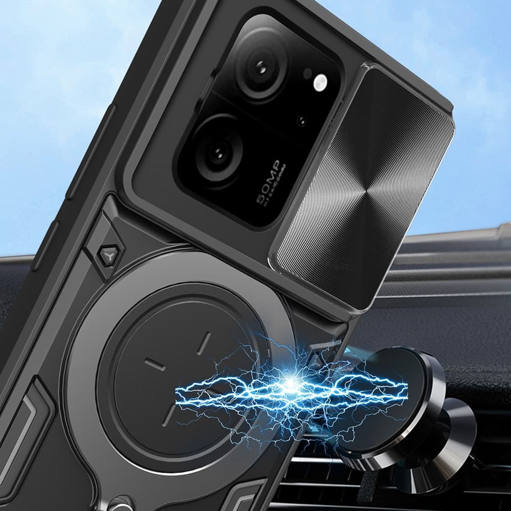 Techsuit CamGuard Pro - θήκη για Xiaomi 13T / Pro - Μαύρο 4