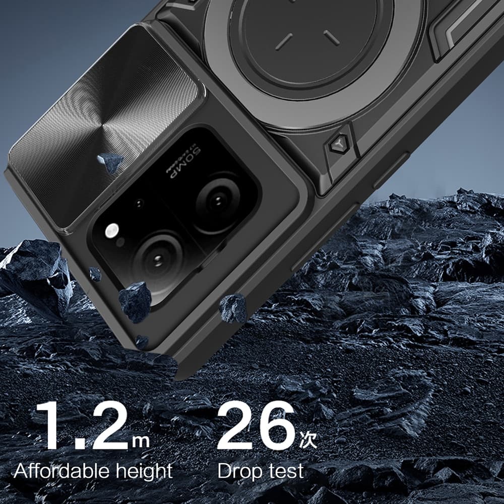 Techsuit CamGuard Pro - θήκη για Xiaomi 13T / Pro - Μαύρο 6