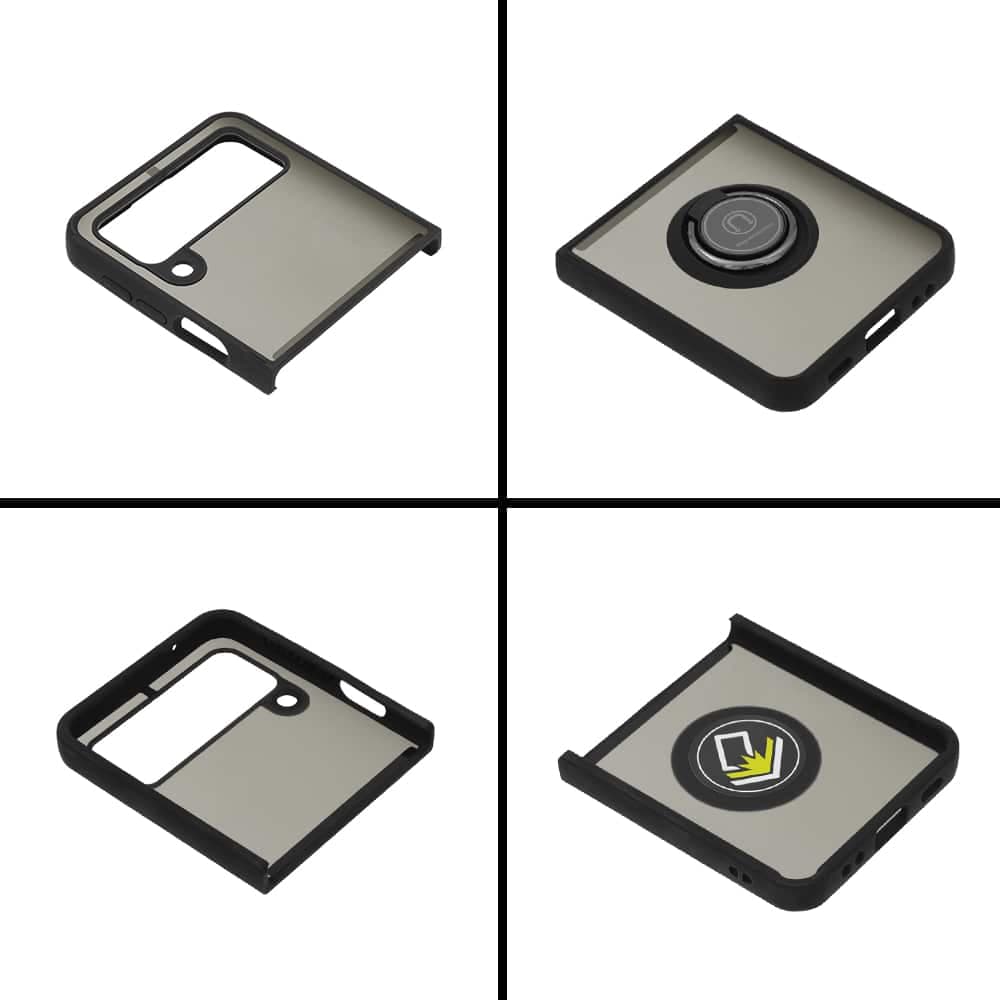 Techsuit Glinth - θήκη για Samsung Galaxy Z Flip3 5G - Μαύρο 5