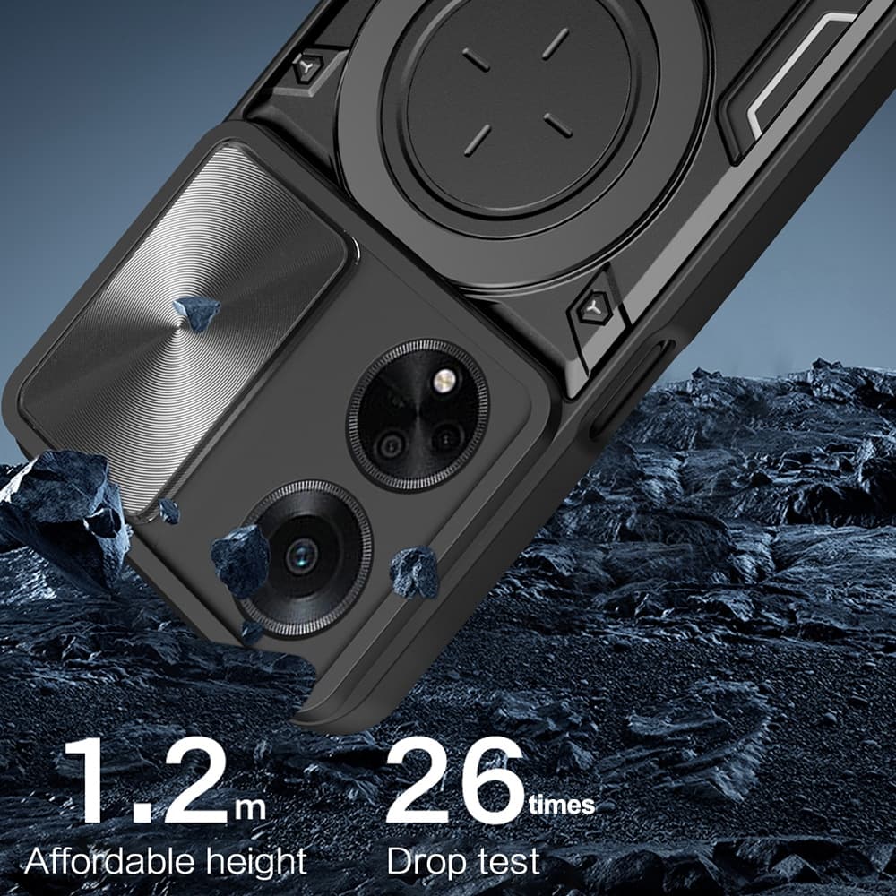 Techsuit CamGuard Pro - θήκη για Oppo A98 - Μαύρο 3